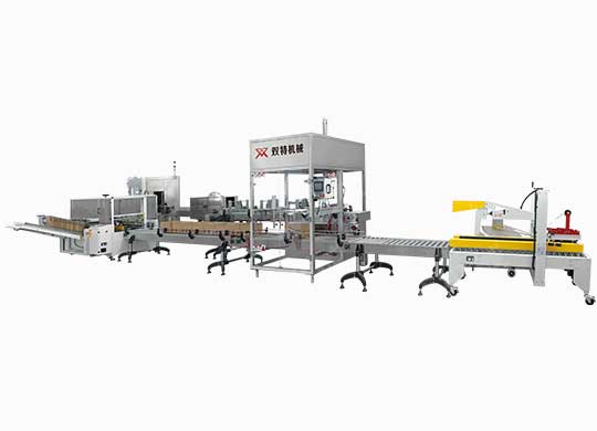 ST-ZX-500型全自動(dòng)開(kāi)箱、裝箱、封箱機(jī)組